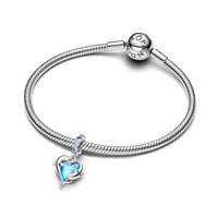 Charm Pandora Donna in Argento Cristallo artificiale 793924C01 - 793924C01